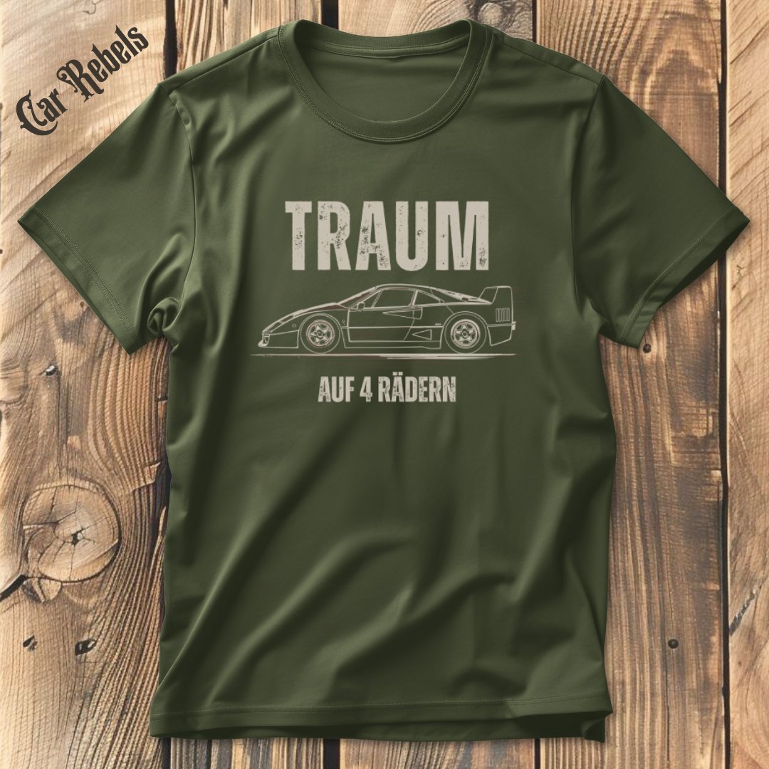 Traum Ferrari F40 T-Shirt - Car Rebels