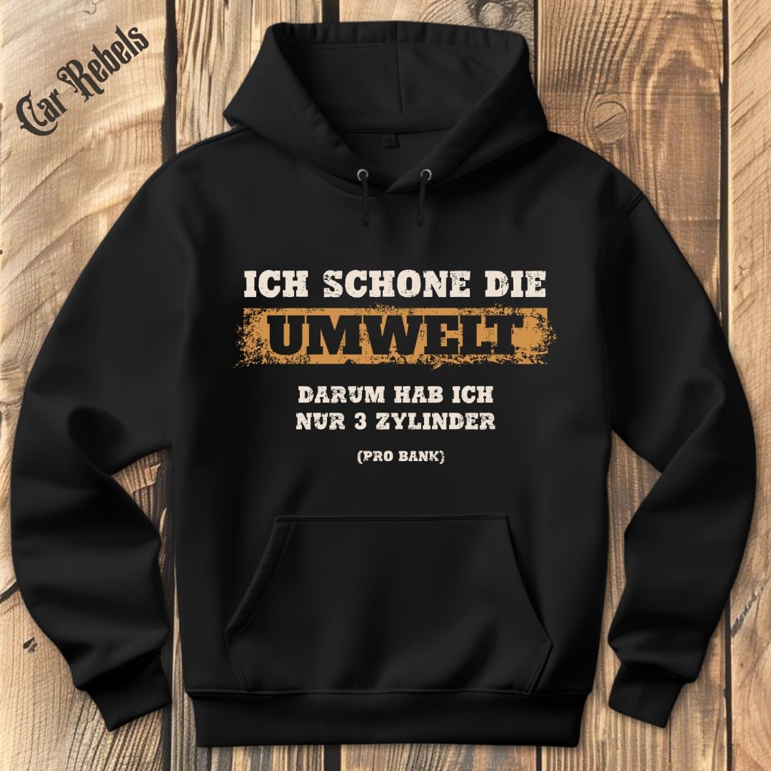 Umweltschonung 6 Zylinder Hoodie - Car Rebels