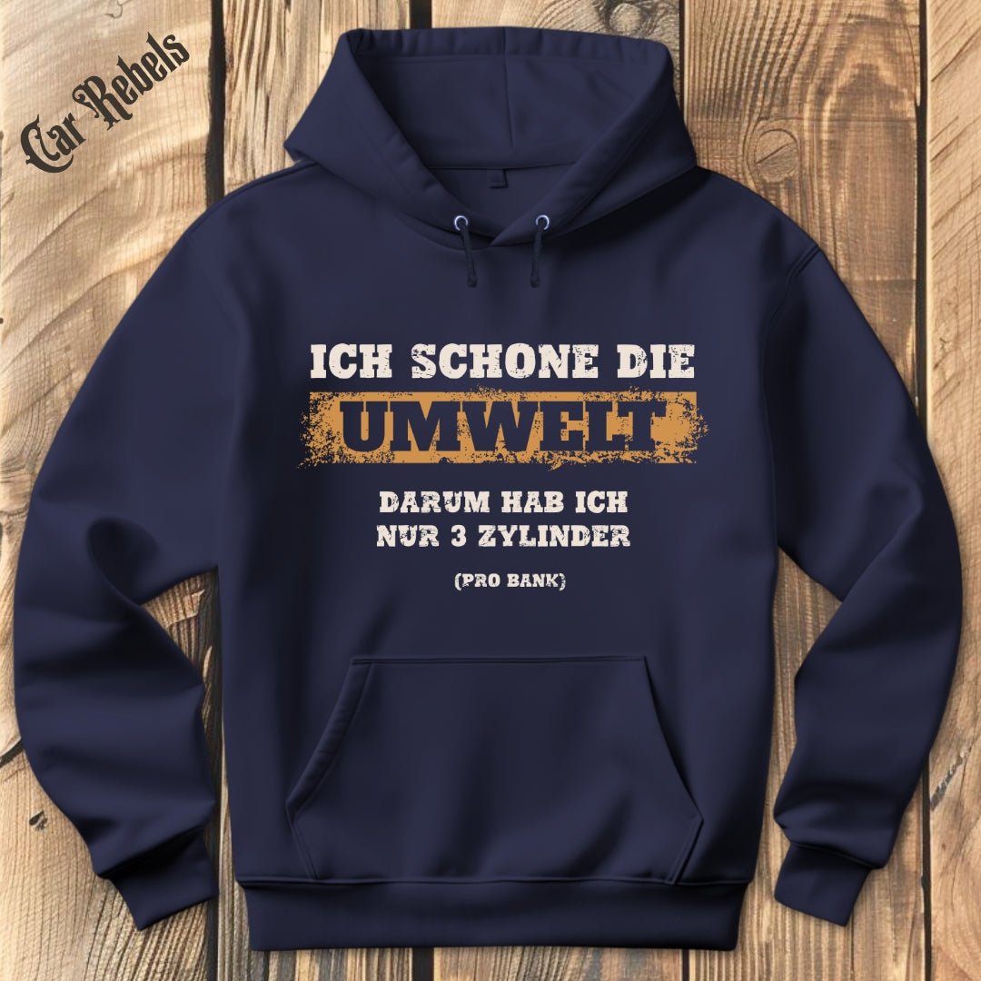 Umweltschonung 6 Zylinder Hoodie - Car Rebels