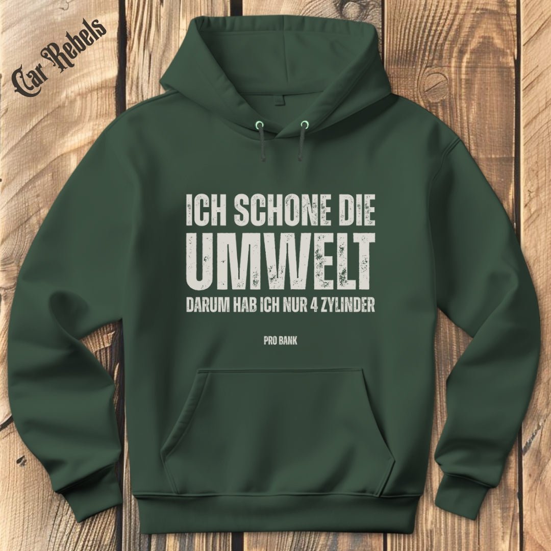 Umweltschonung Grunge V8 Hoodie - Car Rebels