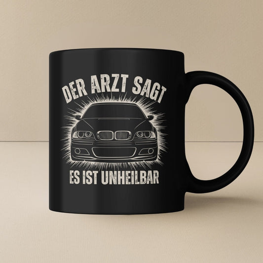 Unheilbar BMW e46 Tasse - Car Rebels