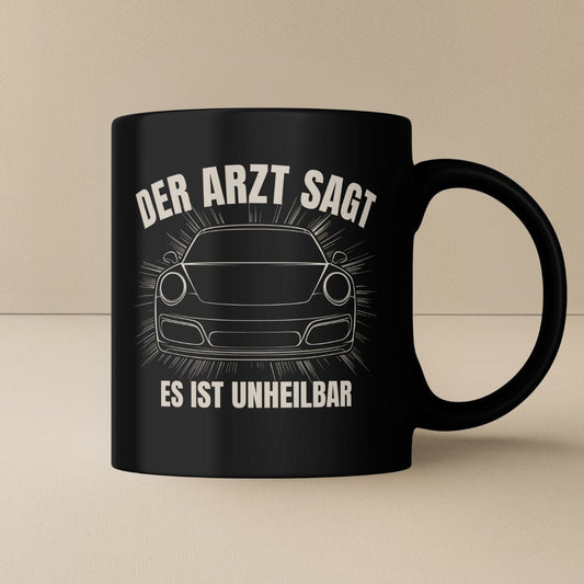 Unheilbar Porsche Tasse - Car Rebels