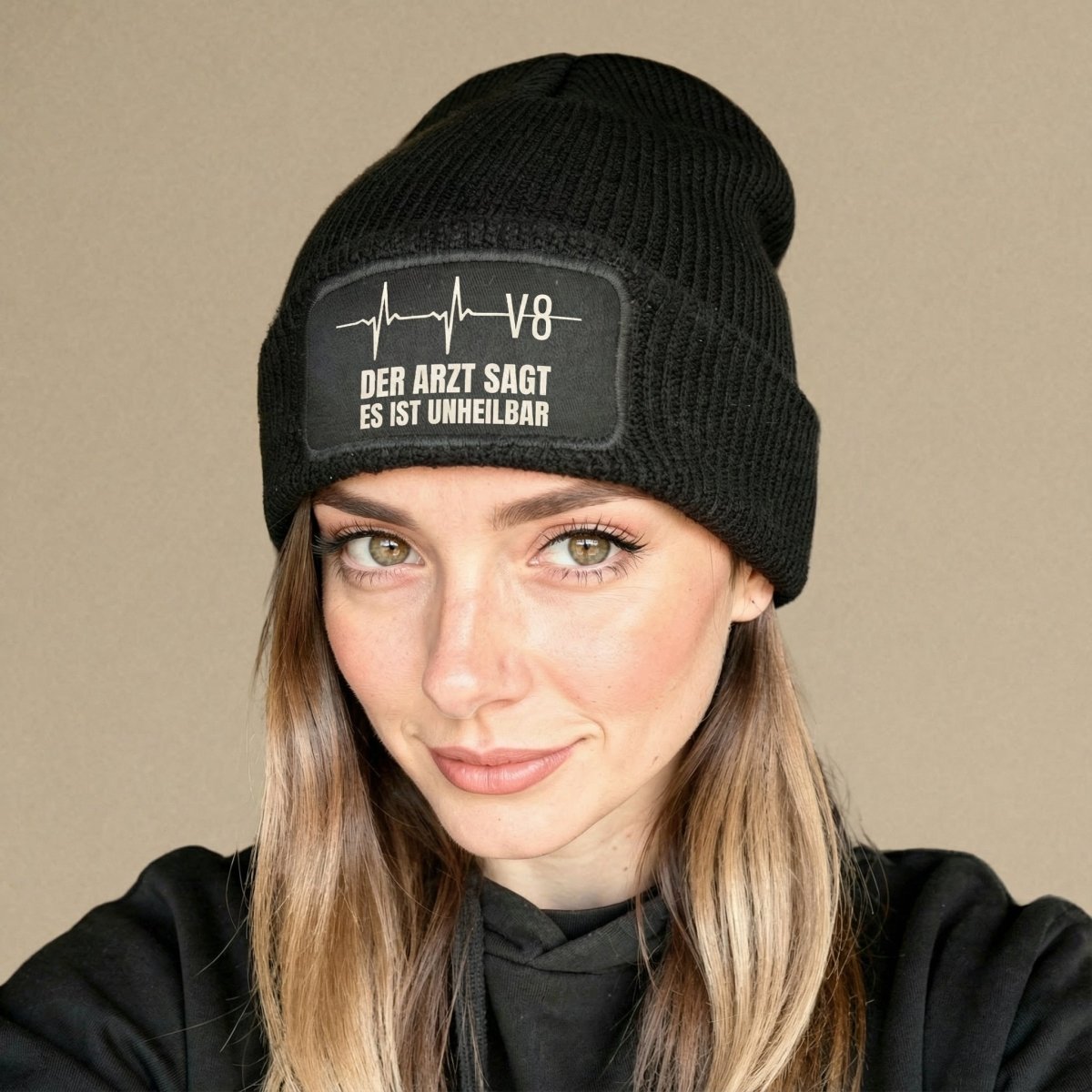 Unheilbar V8 Beanie - Car Rebels