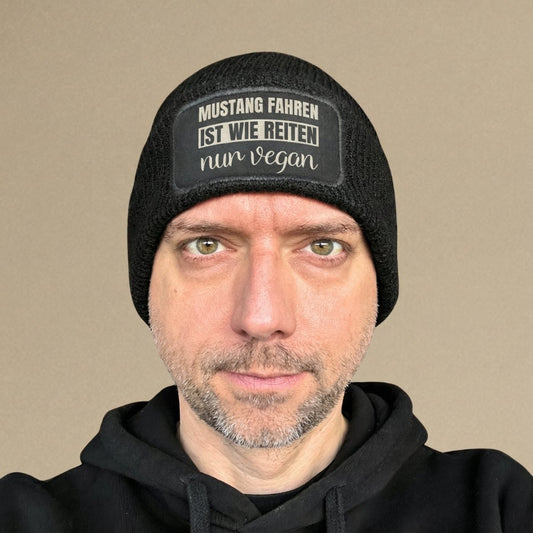Veganer Mustang Beanie - Car Rebels