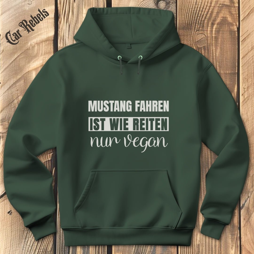 Veganer Mustang  Hoodie - Car Rebels