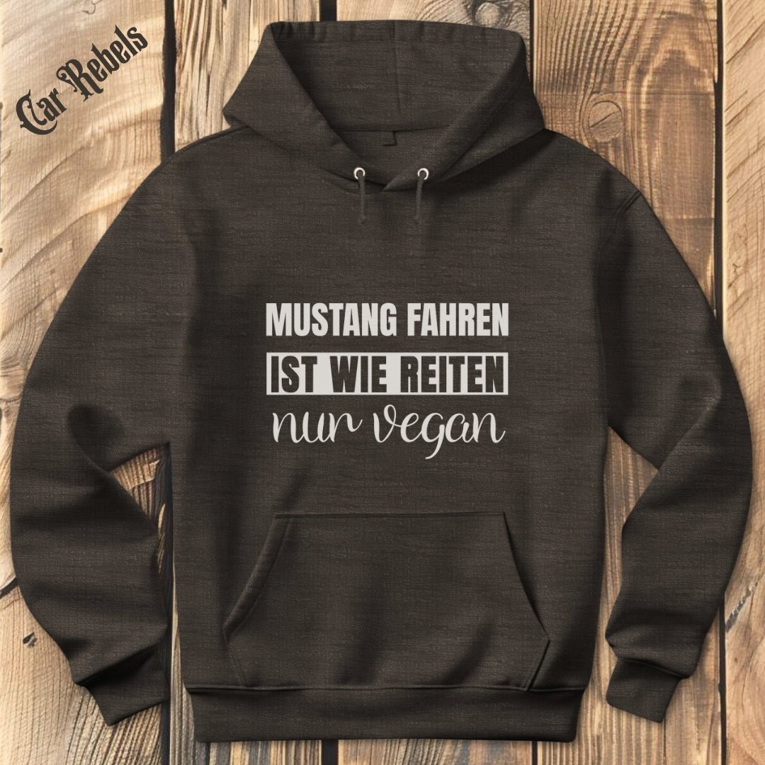 Veganer Mustang  Hoodie - Car Rebels