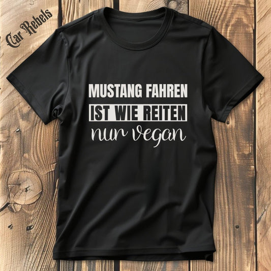 Veganer Mustang T-Shirt - Car Rebels