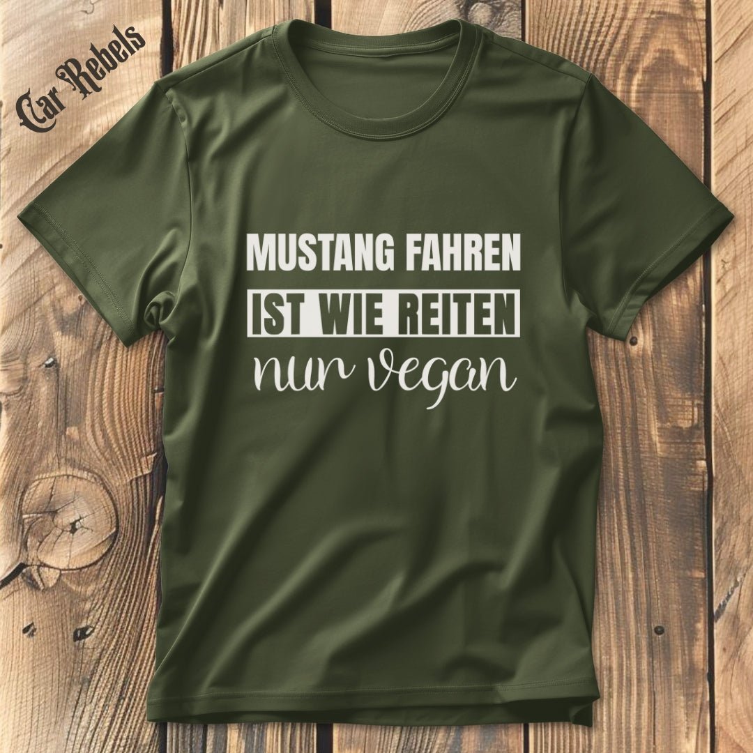 Veganer Mustang T-Shirt - Car Rebels