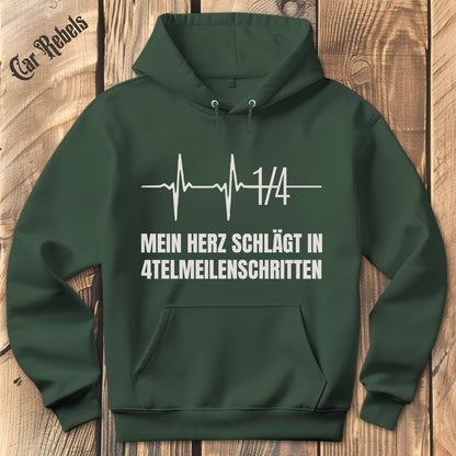Viertelmeilenschritten Hoodie - Car Rebels