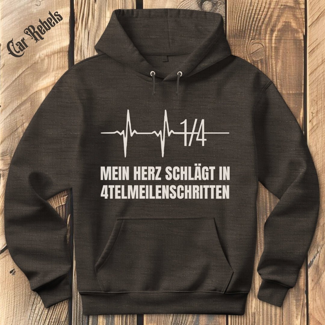 Viertelmeilenschritten Hoodie - Car Rebels