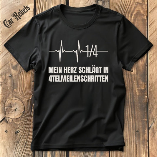 Viertelmeilenschritten T-Shirt - Car Rebels