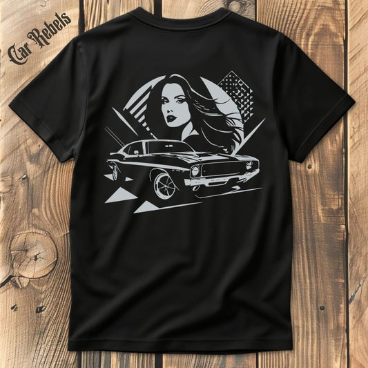Vroom Splendor T-Shirt Backprint - Car Rebels