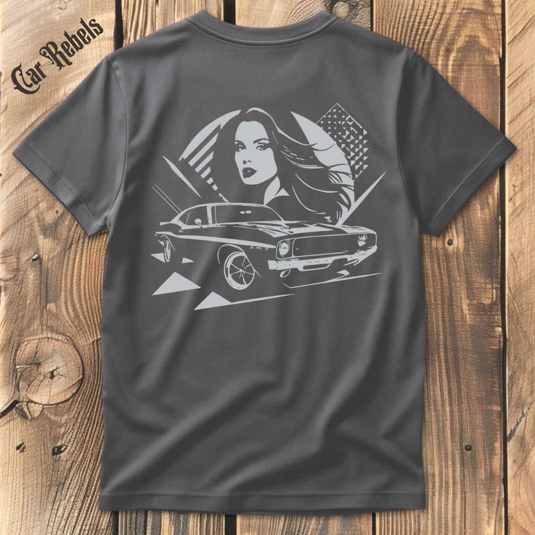 Vroom Splendor T-Shirt Backprint - Car Rebels
