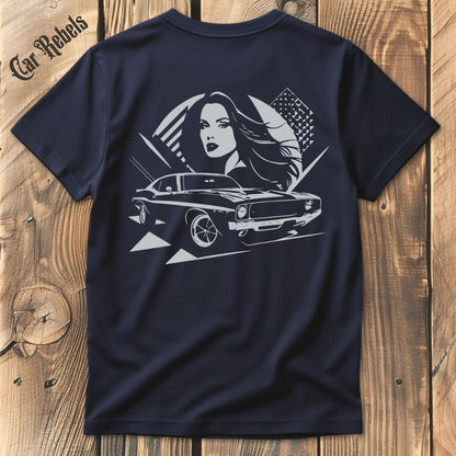 Vroom Splendor T-Shirt Backprint - Car Rebels