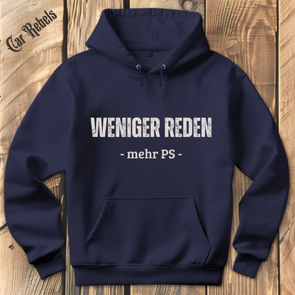 Weniger reden Hoodie - Car Rebels