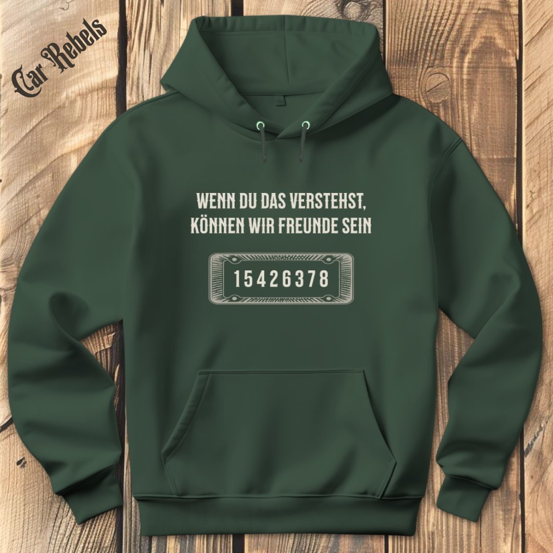 Wenn du das verstehst 15426378 Hoodie - Car Rebels