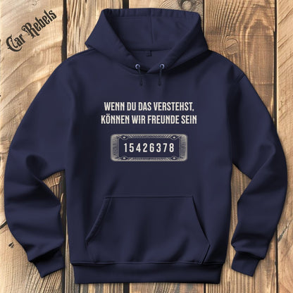 Wenn du das verstehst 15426378 Hoodie - Car Rebels
