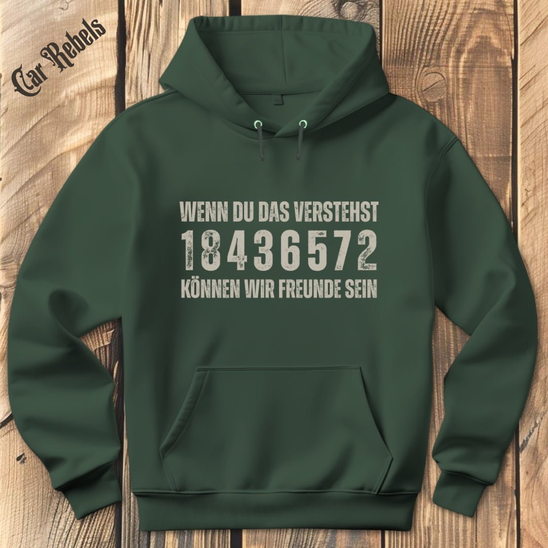 Wenn du das verstehst Grunge V8 18436572 Hoodie - Car Rebels