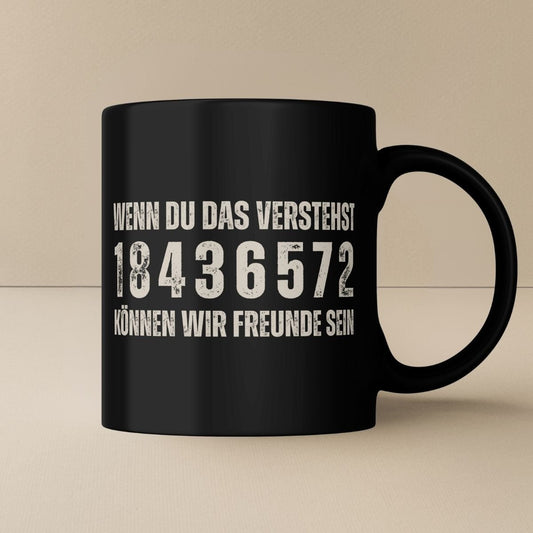 Wenn du das verstehst Grunge V8 18436572 Tasse - Car Rebels