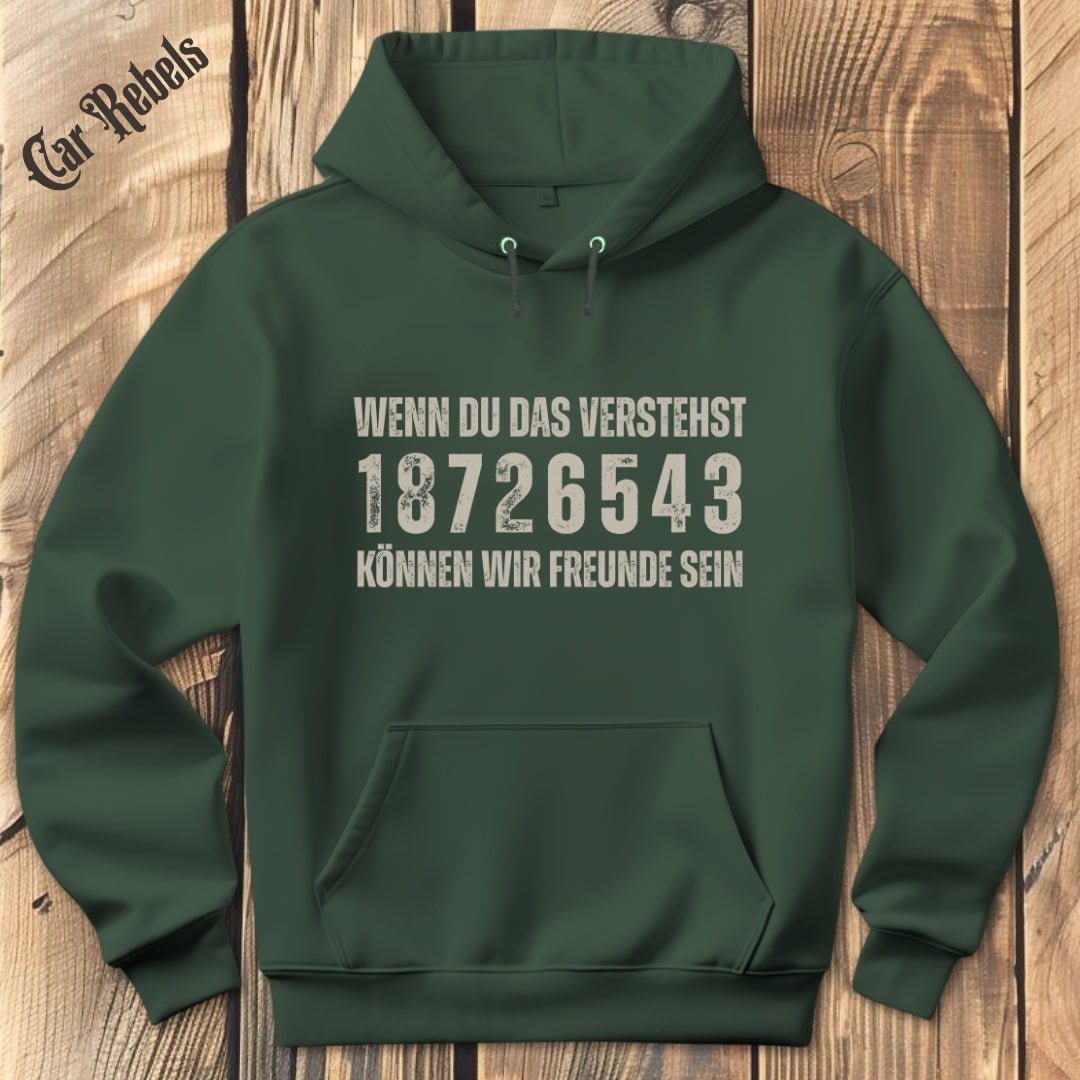 Wenn du das verstehst Grunge V8 18726543 Hoodie - Car Rebels