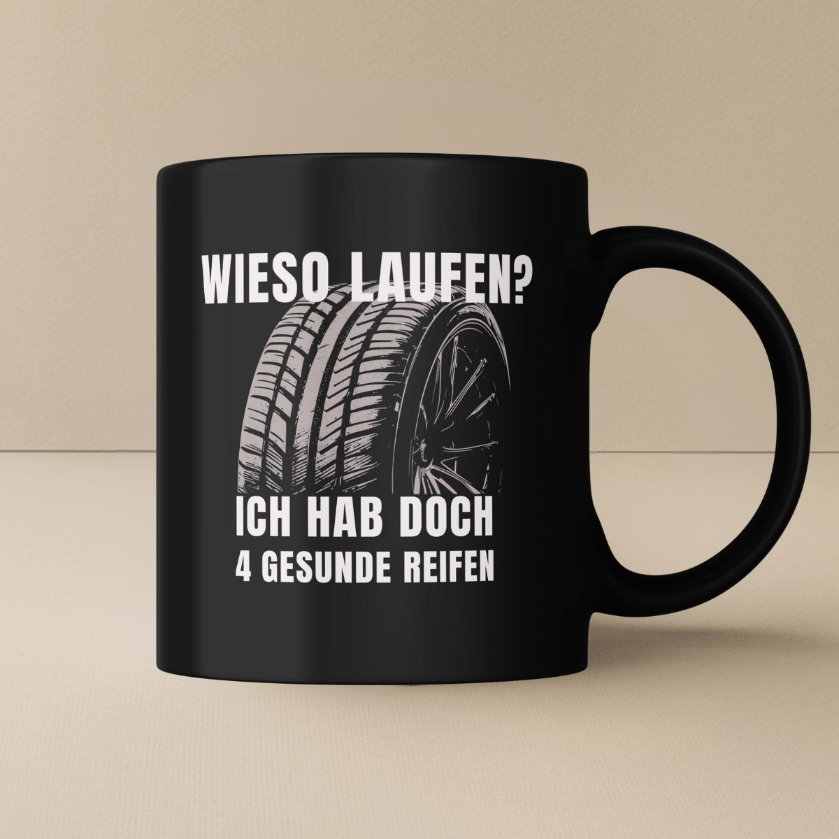 Wieso laufen? Tasse - Car Rebels