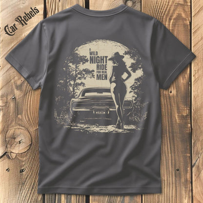 Wild night T-Shirt Backprint - Car Rebels