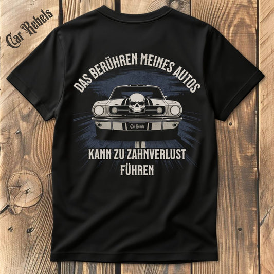 Zahnverlust Mustang T-Shirt Backprint - Car Rebels