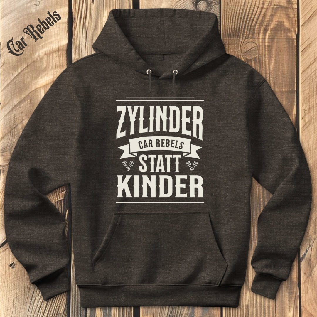 Zylinder statt Kinder Hoodie - Car Rebels